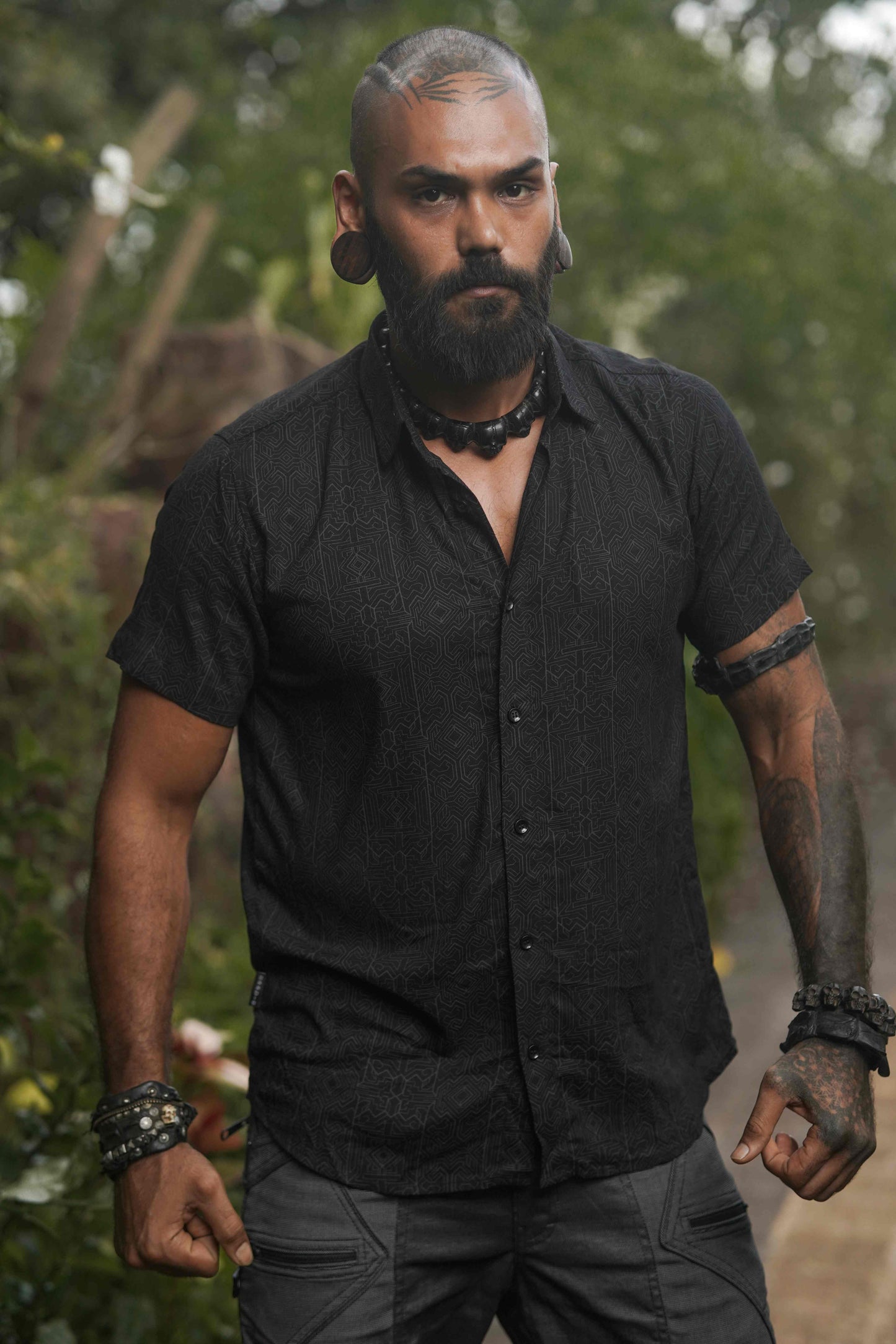 MAGMA CODEX - Cyber Knot Style | Men's Viscose Partywear Shirts