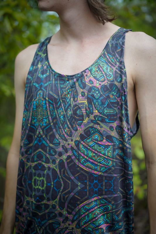 MIND FLARE v2 | Men's Psychedelic Tank T-shirts