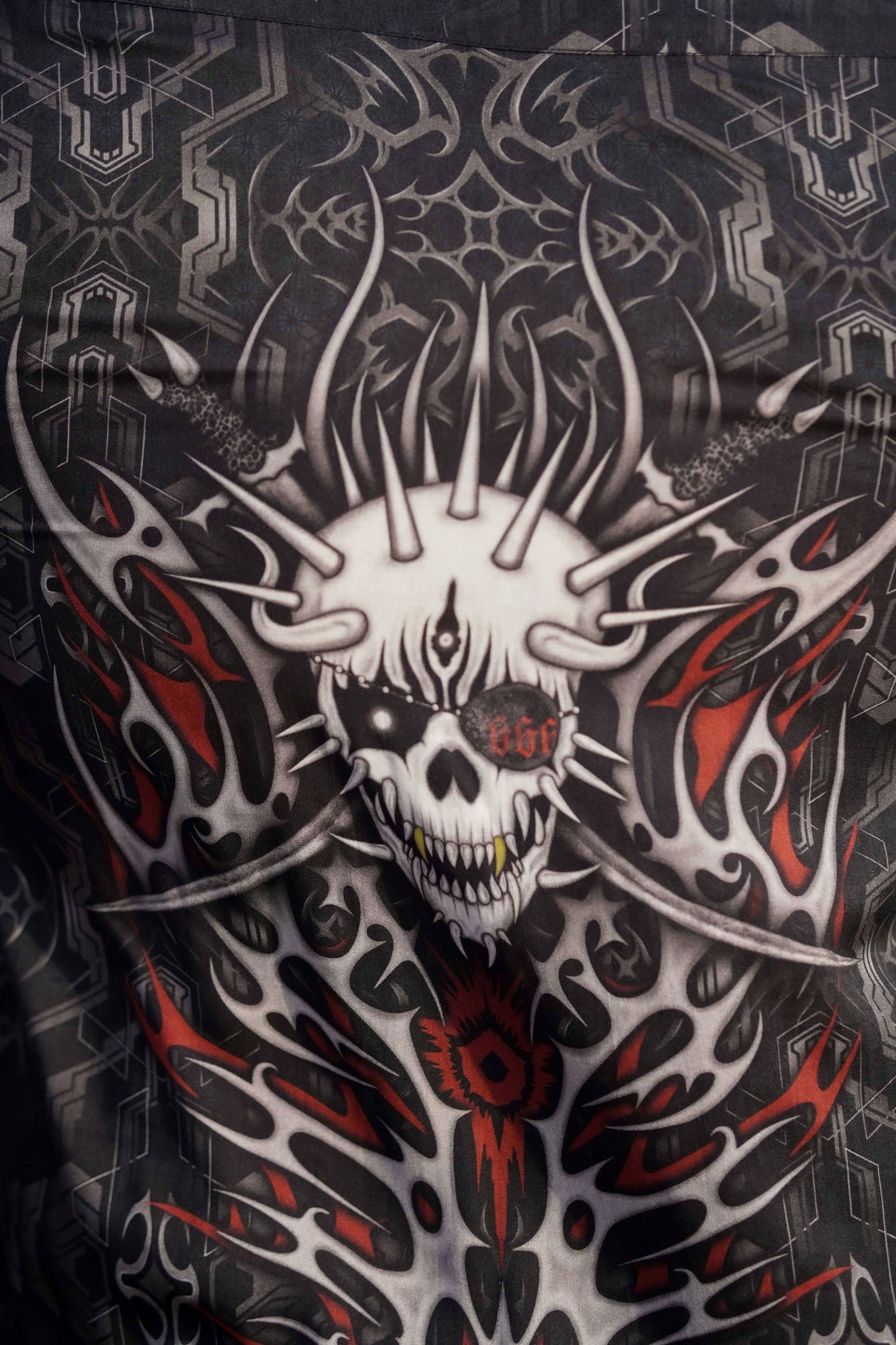 PIRATES OF CHAPORA| Men's Bamboo Shirts | Gothic Skull Print Shirt