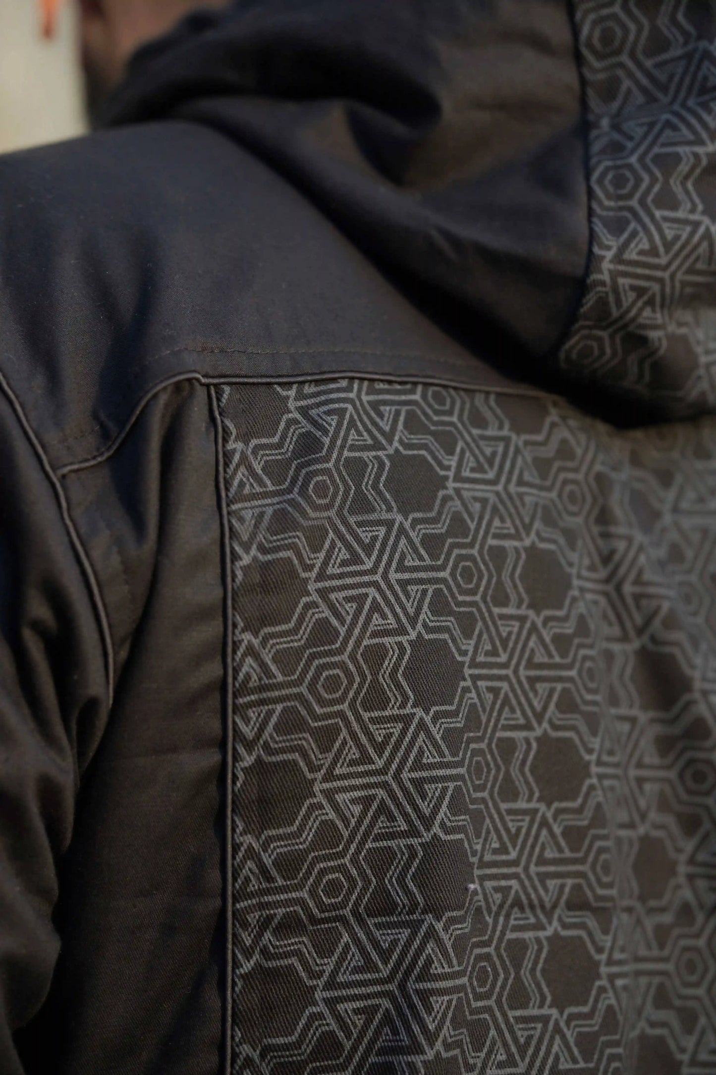 Pythagoras V2 Heavy Cotton Festival Jacket for Men – Fleece Lined Psychedelic Jacket