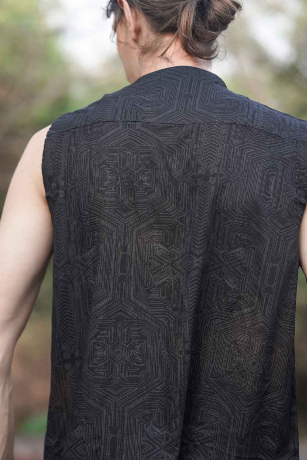 METANOIA Cyber Art Wear Viscose Sleeveless Shirt