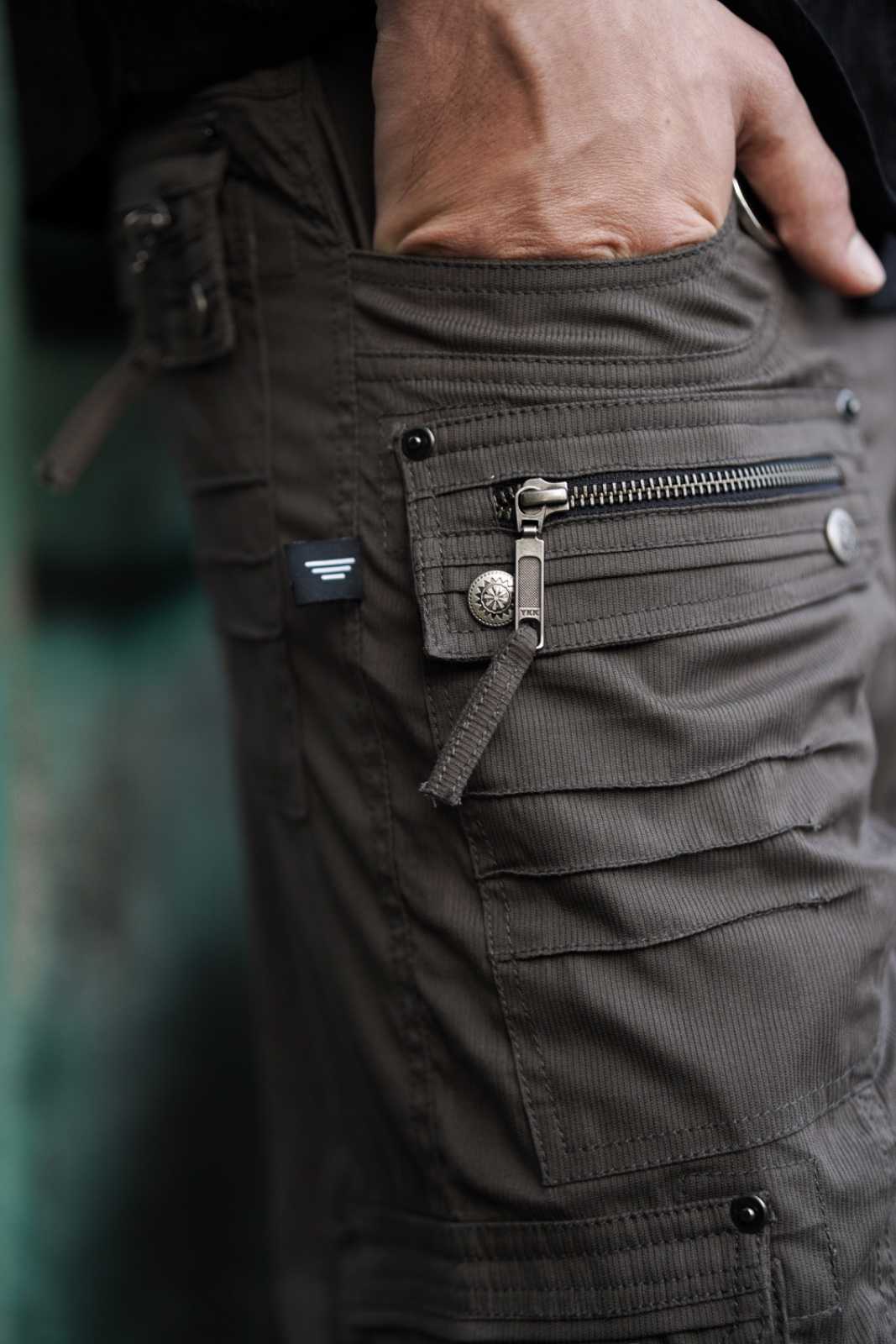 festival 3 4 length shorts mens khaki cotton