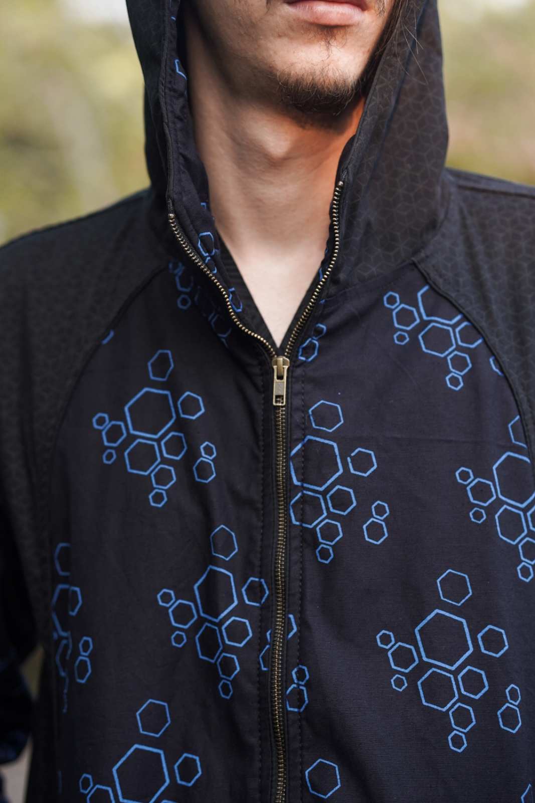 ABSTRACT DWELL - Men's Printed Heavy Cotton Jacket