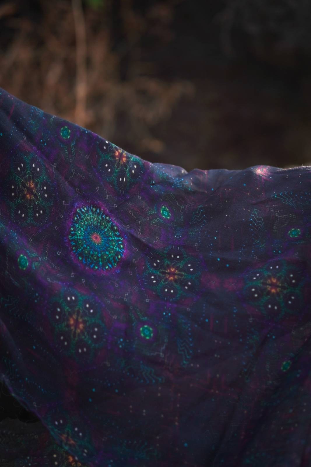 Transcendence | Bamboo Fabric Scarf | Lightweight Summer Beach Scarf