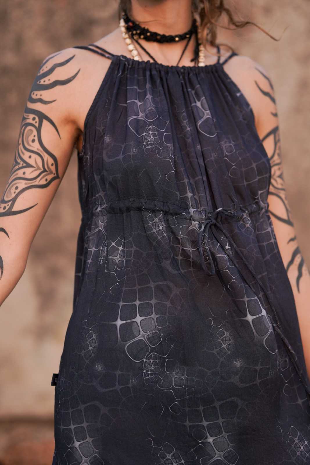 Levitance - Empire Dress Boho Bamboo Women's Long Dress