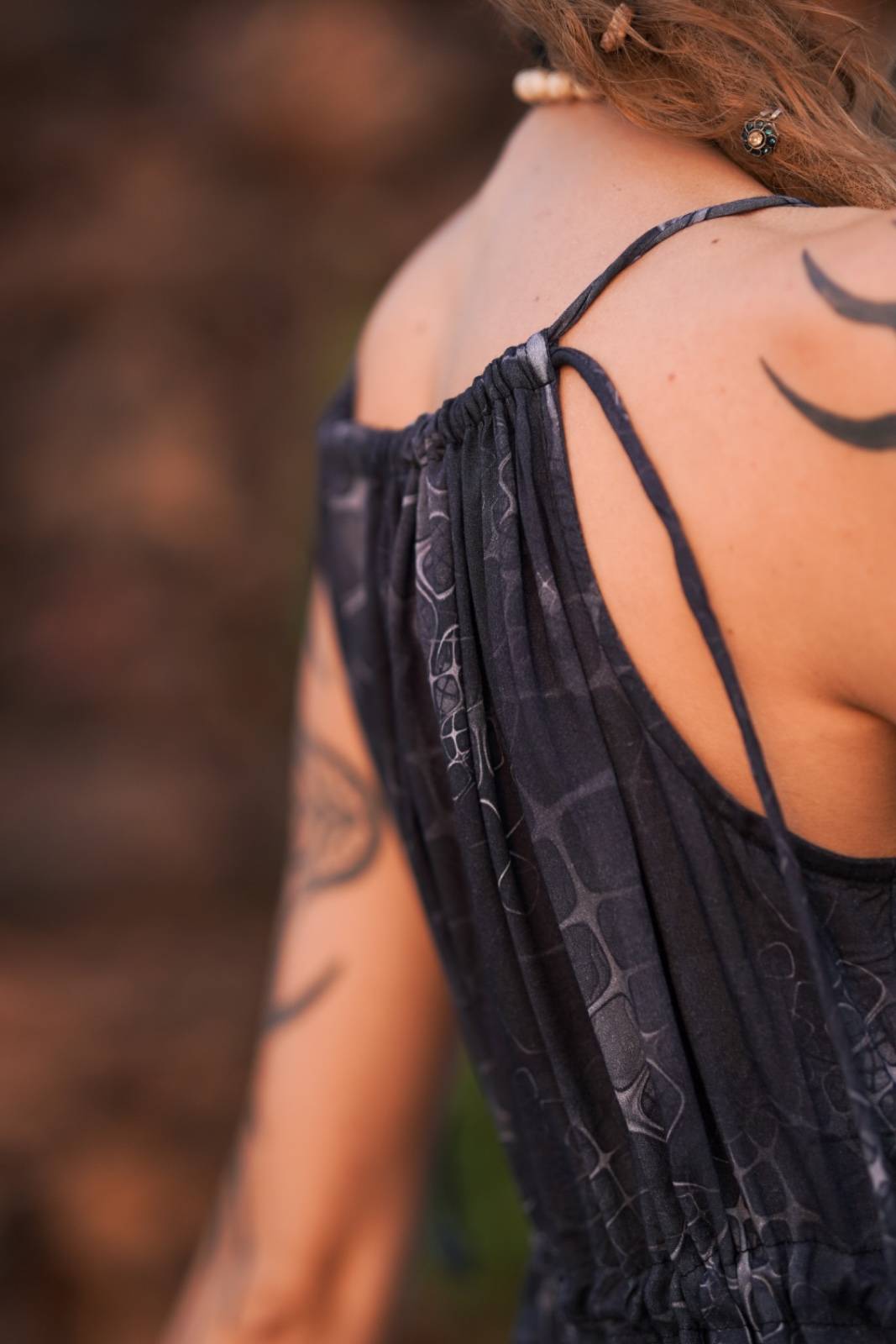 Levitance - Empire Dress Boho Bamboo Women's Long Dress