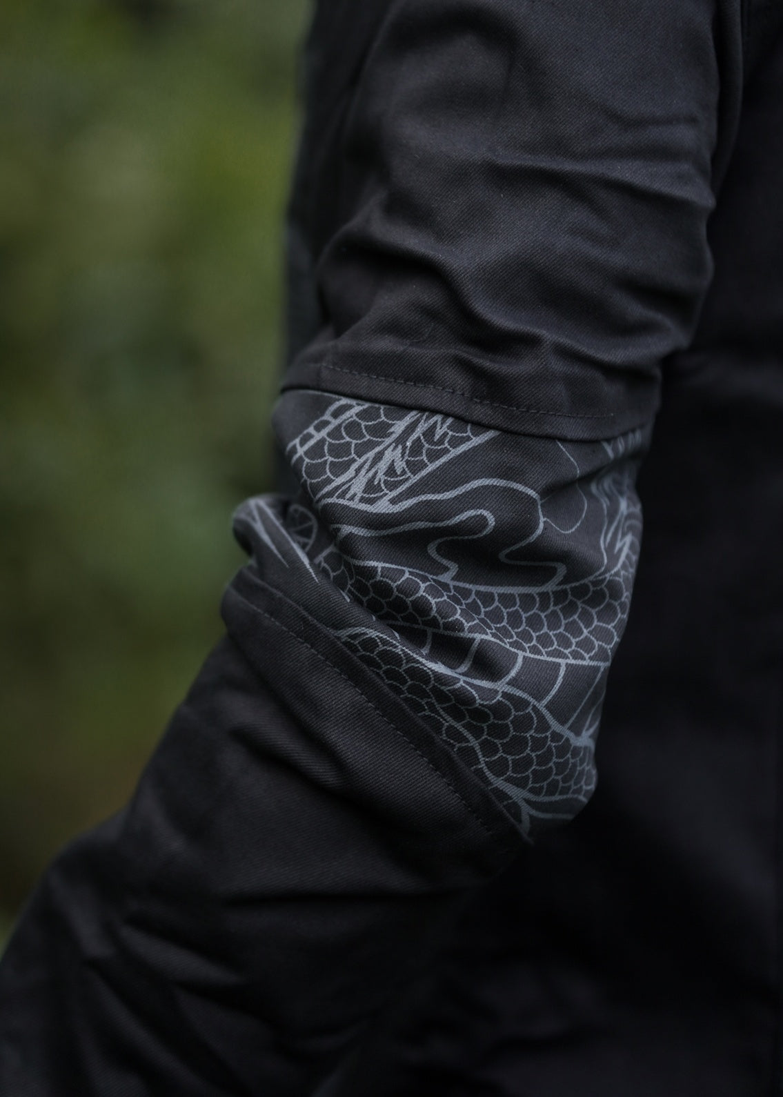 VANTA DRAGON – Heavy Cotton Festival Jacket for Men | Psychedelic Hoodie Jacket