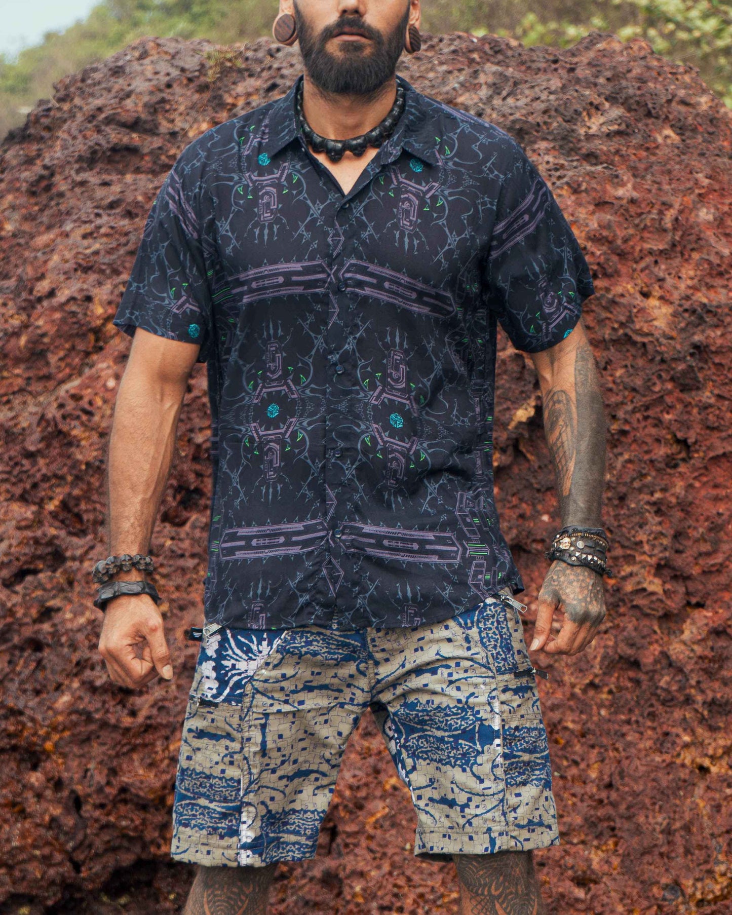 lightweight bamboo shirt for men made from breathable bamboo modal fabric front view
